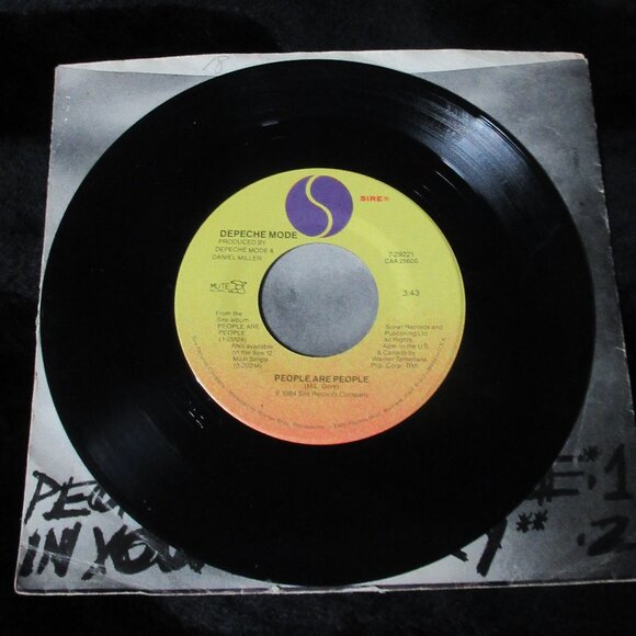 Vintage 1984 Depeche Mode "People Are People" 45 Record - Picture 3 of 5
